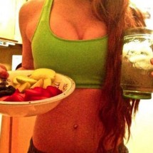 Hot girls in sports bras — 10