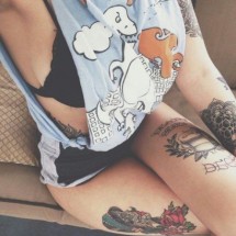 Girls with tattoos — 28