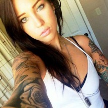 Girls with tattoos — 32