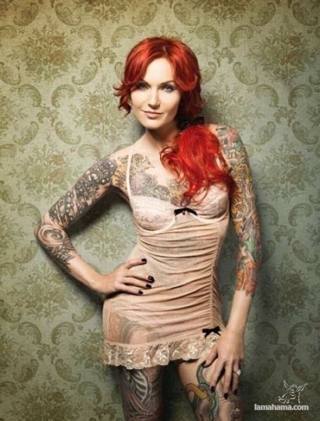 Girls with tattoos - Pictures nr 41