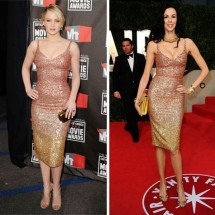 Celebrities in the same costume — 15