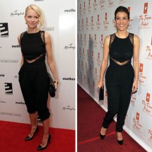 Celebrities in the same costume — 37
