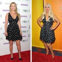 Celebrities in the same costume — 8
