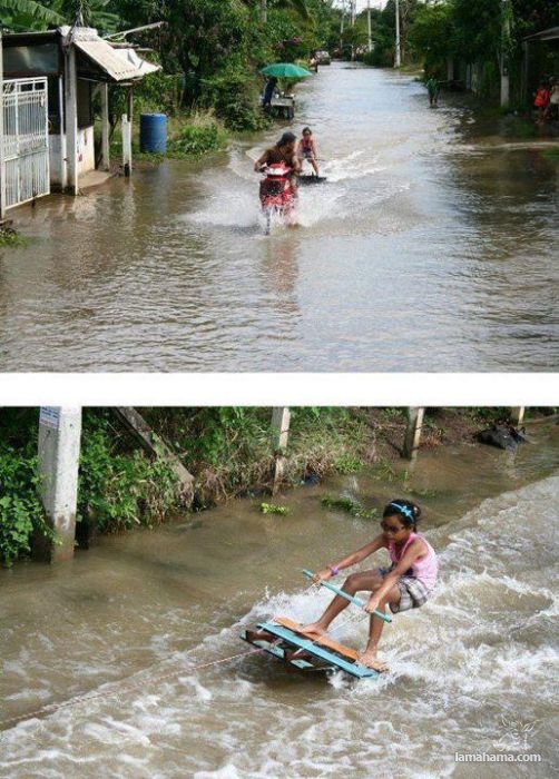 Ciekawe sposoby na powódź w Tajlandii - Zdjecie nr 11