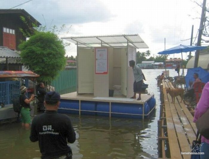 Ciekawe sposoby na powódź w Tajlandii - Zdjecie nr 12