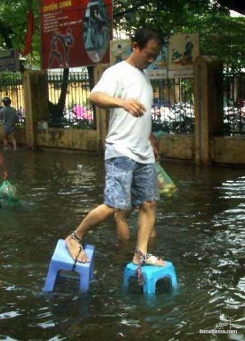 Ciekawe sposoby na powódź w Tajlandii - Zdjecie nr 14