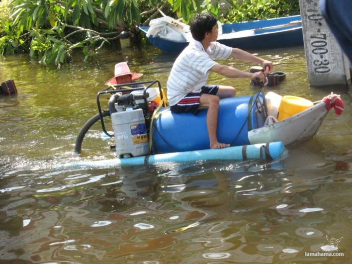 Ciekawe sposoby na powódź w Tajlandii - Zdjecie nr 2