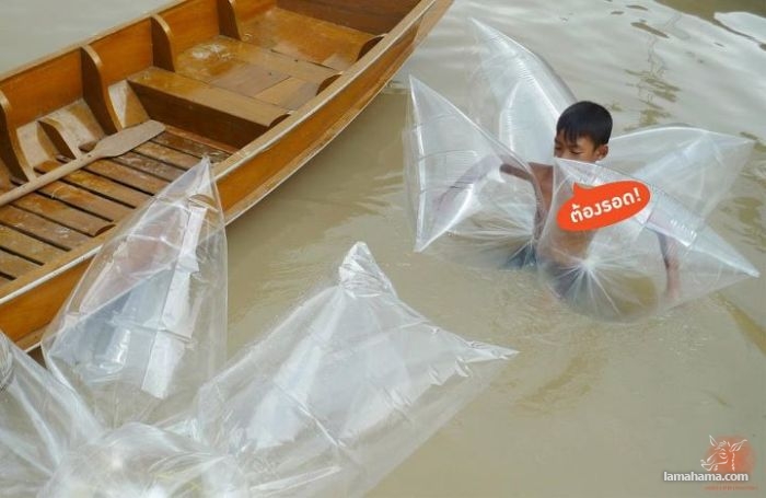 Ciekawe sposoby na powódź w Tajlandii - Zdjecie nr 26