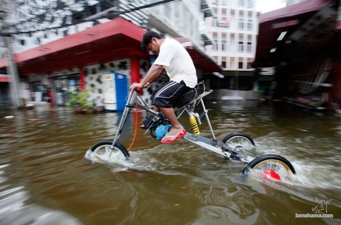 Ciekawe sposoby na powódź w Tajlandii - Zdjecie nr 3