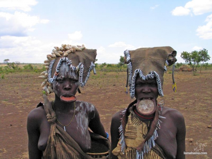 Women from the Mursi tribe - Pictures nr 16