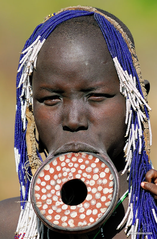 Women from the Mursi tribe - Pictures nr 6