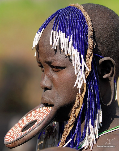 Women from the Mursi tribe - Pictures nr 7