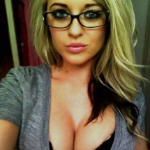 Girls wearing glasses — 39