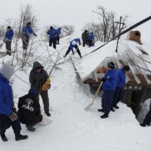 Wioska w Rumunii zasypana mega śniegiem — 9