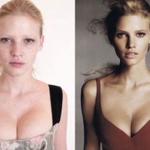 Supermodels without makeup — 22