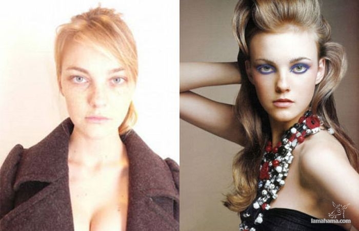 Supermodels without makeup - Pictures nr 5