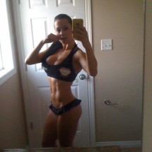 Muscular female bellies — 43