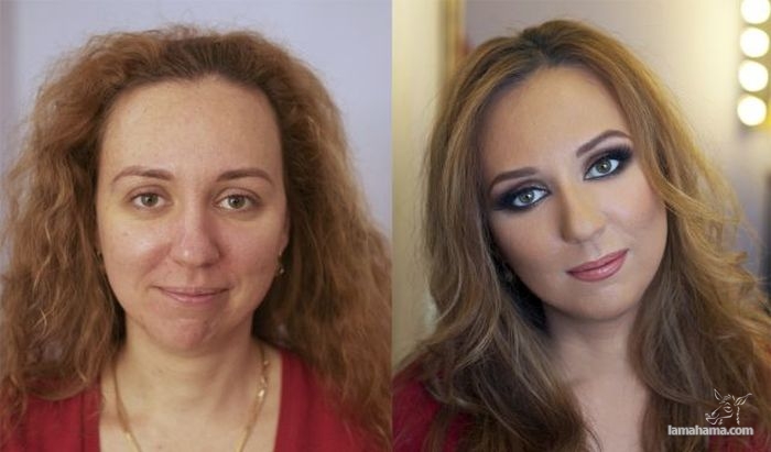 Przed i po makijażu - Zdjecie nr 2